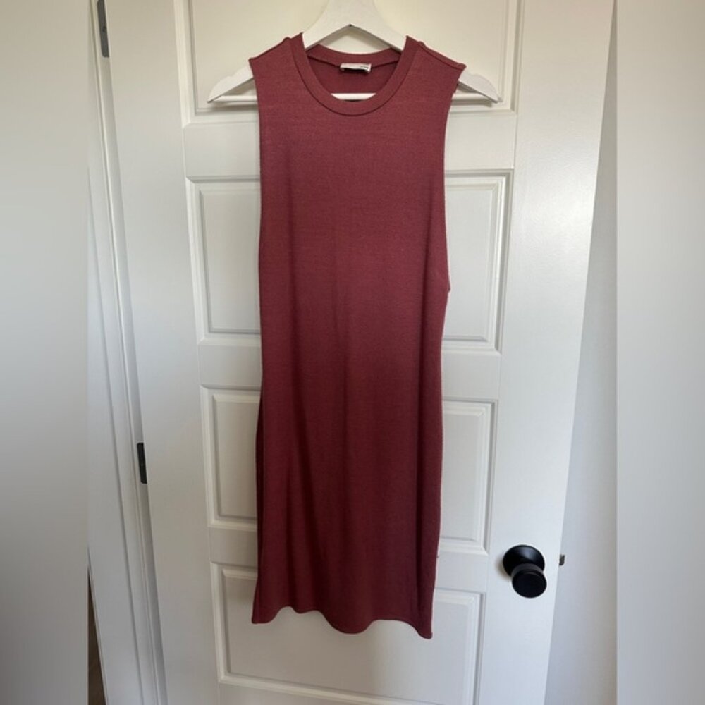 Wilfred Sleeveless Burgundy Dress
